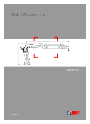 Хидравлични товарни кранове Hiab 195-4 Jib 30