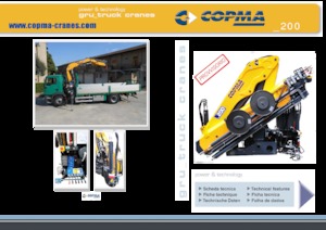 Хидравлични товарни кранове COPMA 2000 200.5
