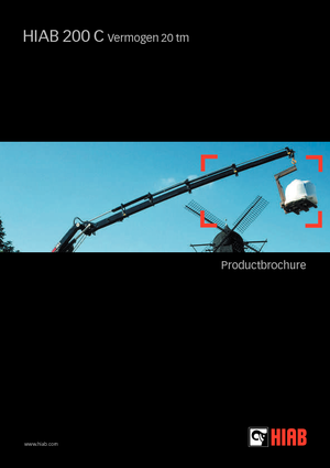Хидравлични товарни кранове Hiab 200 C-2