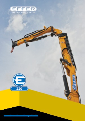 Хидравлични товарни кранове Effer 220 5S