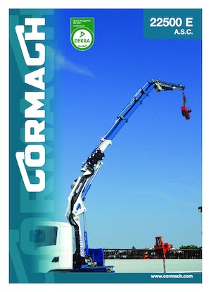 Хидравлични товарни кранове Cormach 22500 E2 A.S.C. Plus