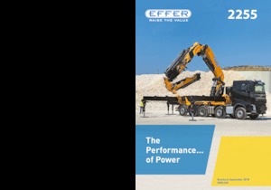 Хидравлични товарни кранове Effer 2255 8S