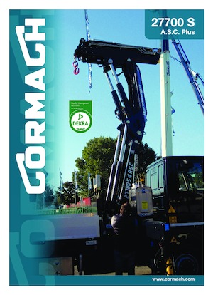 Хидравлични товарни кранове Cormach 27700 S8 A.S.C. Plus