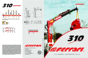 Хидравлични товарни кранове Ferrari® 310R A1 