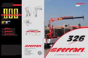 Хидравлични товарни кранове Ferrari® 326R A2 