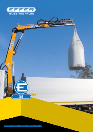Хидравлични товарни кранове Effer 35 2S