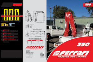 Хидравлични товарни кранове Ferrari® 350 A4 