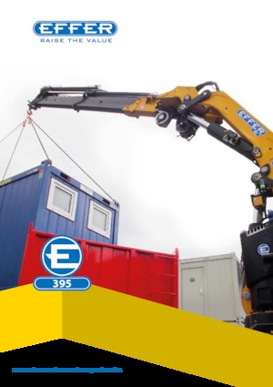 Хидравлични товарни кранове Effer 395 6S