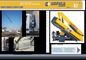 Хидравлични товарни кранове COPMA 2000 42.4