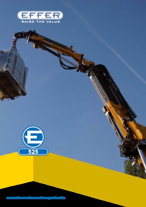 Хидравлични товарни кранове Effer 525 6S