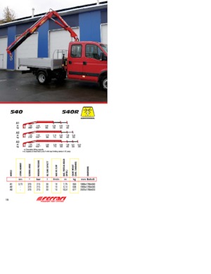 Хидравлични товарни кранове Ferrari® 540R A3 