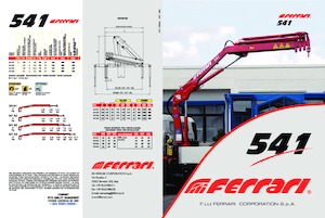 Хидравлични товарни кранове Ferrari® 541 A3 