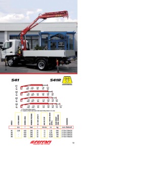 Хидравлични товарни кранове Ferrari® 541R A1 