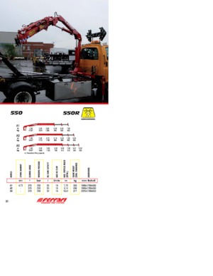 Хидравлични товарни кранове Ferrari® 550R A1 