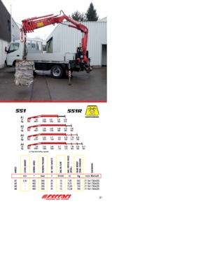 Хидравлични товарни кранове Ferrari® 551R A1 