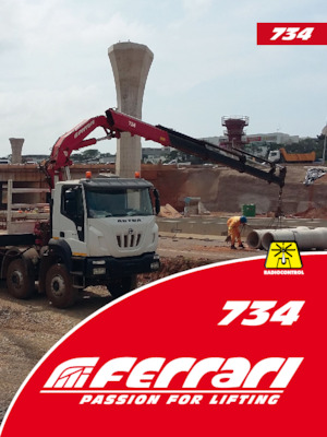 Хидравлични товарни кранове Ferrari® 734 A3 