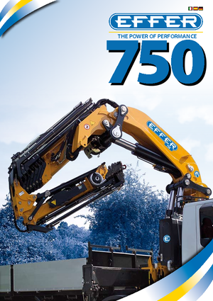 Хидравлични товарни кранове Effer 750 6S