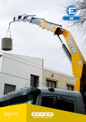 Хидравлични товарни кранове Effer 80 1S