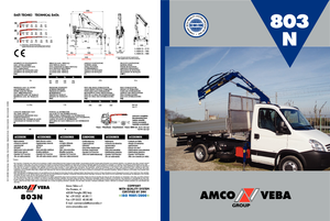 Хидравлични товарни кранове Amco Veba 803N-3 S