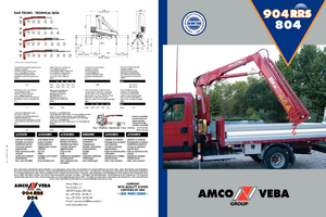 Хидравлични товарни кранове Amco Veba 804-4 S