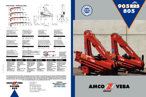 Хидравлични товарни кранове Amco Veba 805-1 S