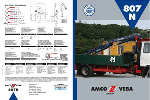 Хидравлични товарни кранове Amco Veba 807N-3 S Jib 1