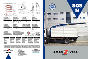 Хидравлични товарни кранове Amco Veba 808N-3 S Jib 2