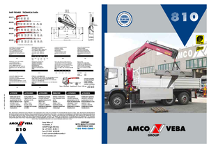 Хидравлични товарни кранове Amco Veba 810-1 S