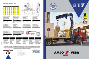 Хидравлични товарни кранове Amco Veba 817-4 S Jib 2S