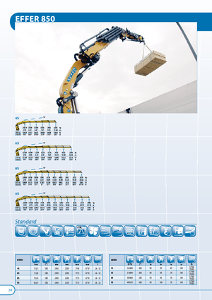 Хидравлични товарни кранове Effer 850 8S 4S