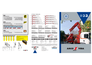 Хидравлични товарни кранове Amco Veba 933-5 S Jib 4S