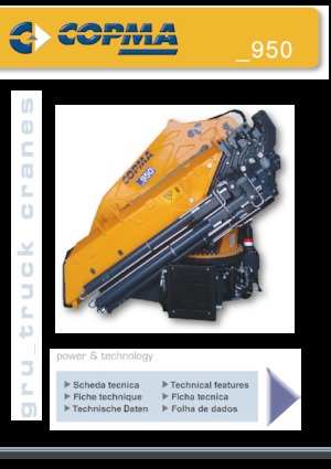 Хидравлични товарни кранове COPMA 2000 950.8