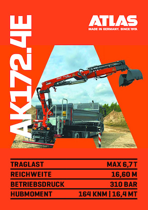 Хидравлични товарни кранове Atlas AK 172.4E A6 