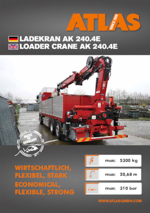 Хидравлични товарни кранове Atlas AK 240.4E A2 