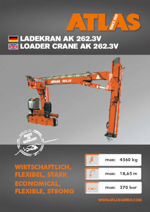 Хидравлични товарни кранове Atlas AK 262.3V A13 