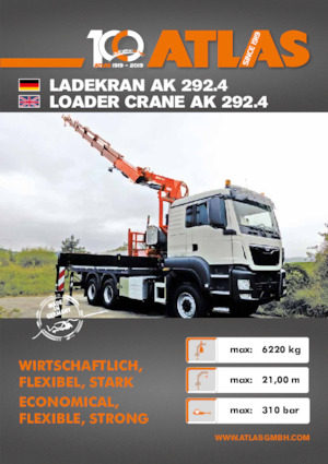 Хидравлични товарни кранове Atlas AK 292.4 A7