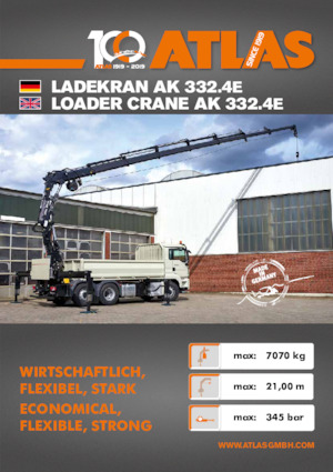 Хидравлични товарни кранове Atlas AK 332.4 E A6