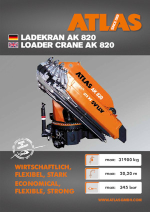 Хидравлични товарни кранове Atlas AK 820 A4