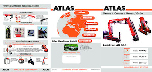 Хидравлични товарни кранове Atlas AK 88.3 A1 