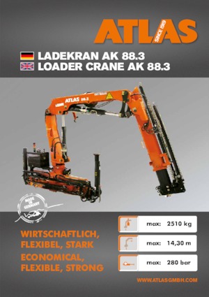 Хидравлични товарни кранове Atlas AK 88.3 A3SL 