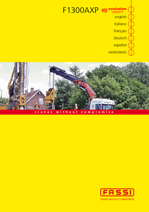 Хидравлични товарни кранове Fassi F 1300 AXP 26