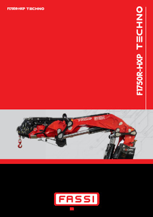 Хидравлични товарни кранове Fassi F 1750 RL 2.8 HXP Techno
