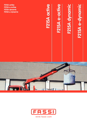 Хидравлични товарни кранове Fassi F 215 A 2.22 e-dynamic