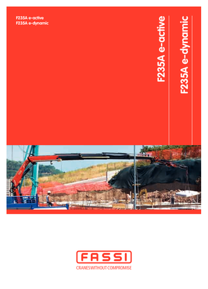 Хидравлични товарни кранове Fassi F 235 A 2.25 e-dynamic