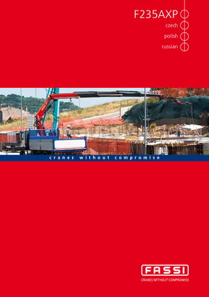 Хидравлични товарни кранове Fassi F 235 AXP 26