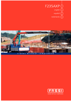 Хидравлични товарни кранове Fassi F 235 AXP 26