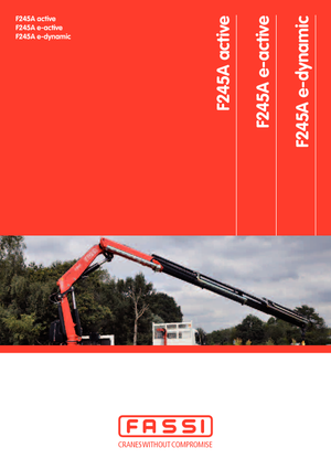 Хидравлични товарни кранове Fassi F 245 AC 2.23 e-dynamic