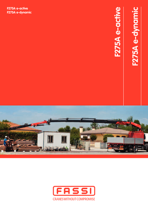Хидравлични товарни кранове Fassi F 275 A 2.26 e-dynamic