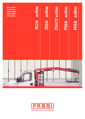 Хидравлични товарни кранове Fassi F 40 A 0.21 active