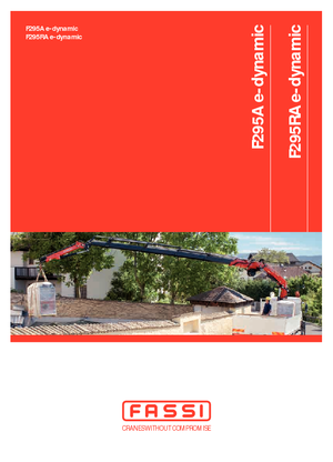 Хидравлични товарни кранове Fassi F 295 AC 2.26 e-dynamic